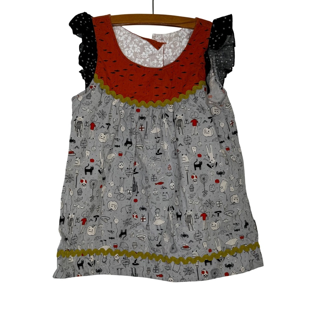 Matilda Jane Girls‎ Platinum Halloween Dress Size 10 Flutter Sleeve Party Ghost